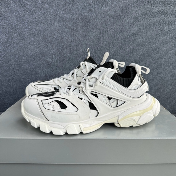 99新 Balenciaga/巴黎世家 40码 track sock 黑白 老爹鞋 原盒