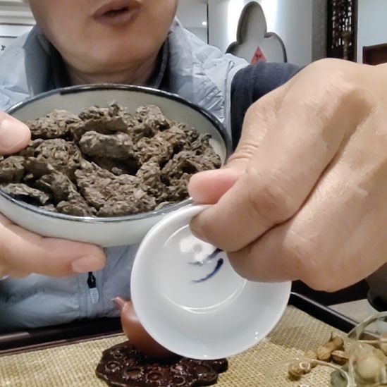 紫砂茶杯2018布郎茶头一金白杯