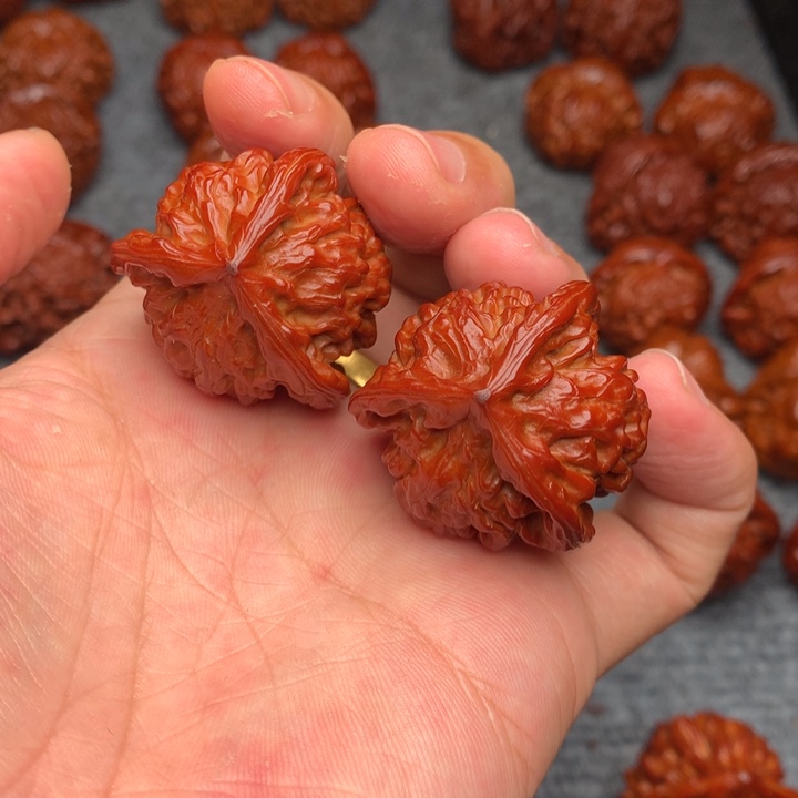 文玩核桃把件哲三愣2