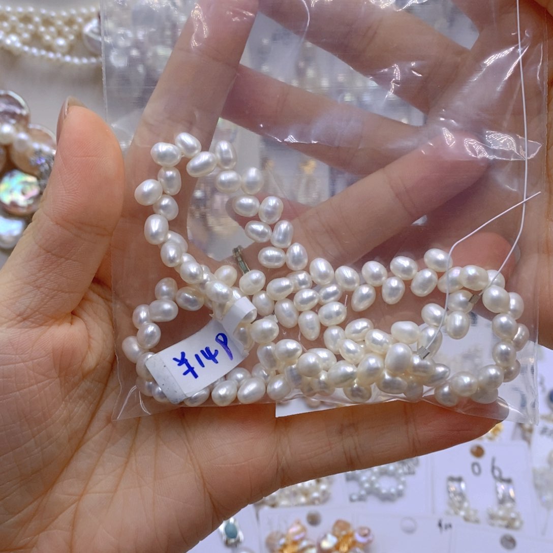 淡水珍珠银S925镶嵌颈饰樱***子