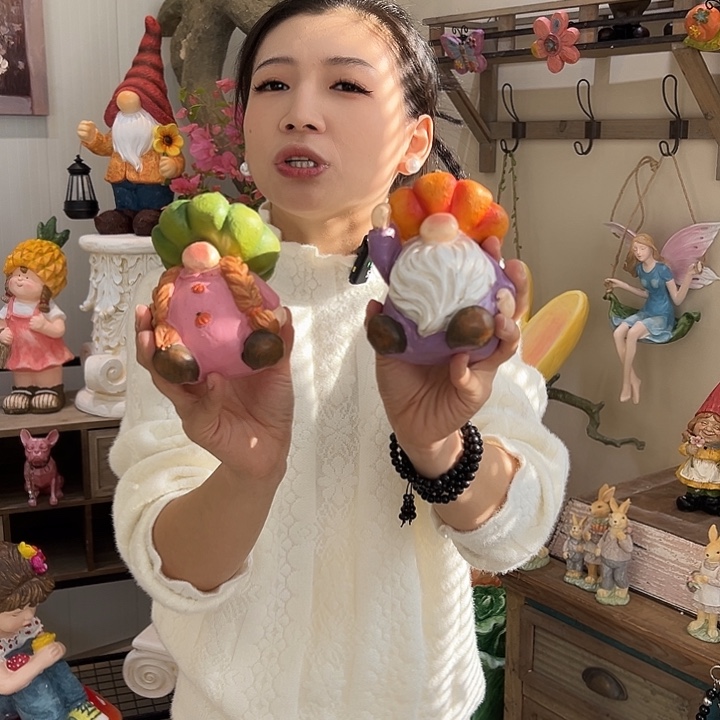 花园摆件红红火火