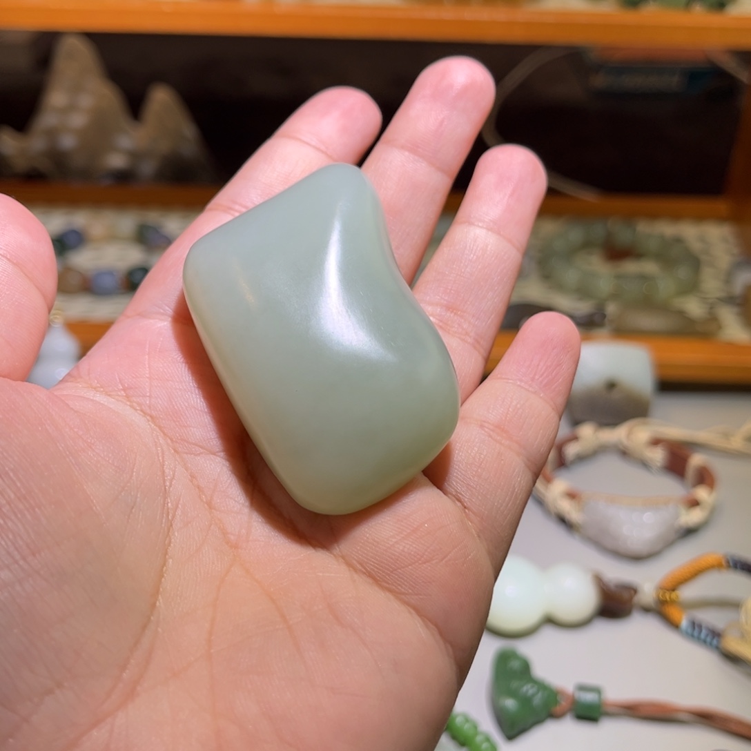 油***️和田玉未镶嵌手链