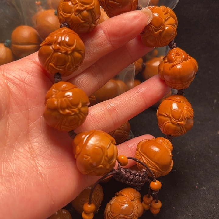幺***兄橄榄核手串财神21