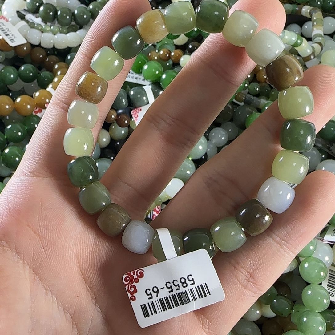 和田玉手链未镶嵌364