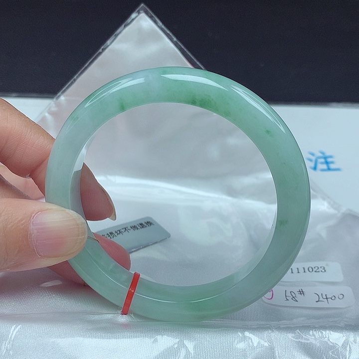 未镶嵌手镯翡翠58圈1023