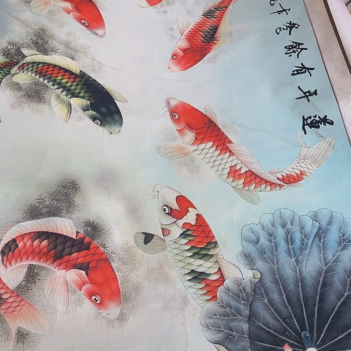 摆件，轴坏，破损，水渍都是正常的印刷