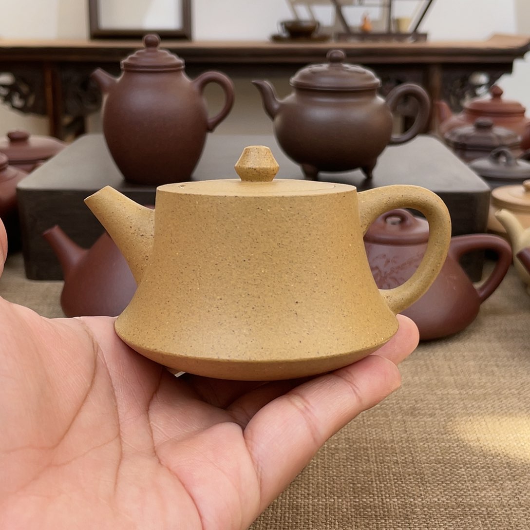 茶壶紫砂柱础 170cc 原矿本山段泥