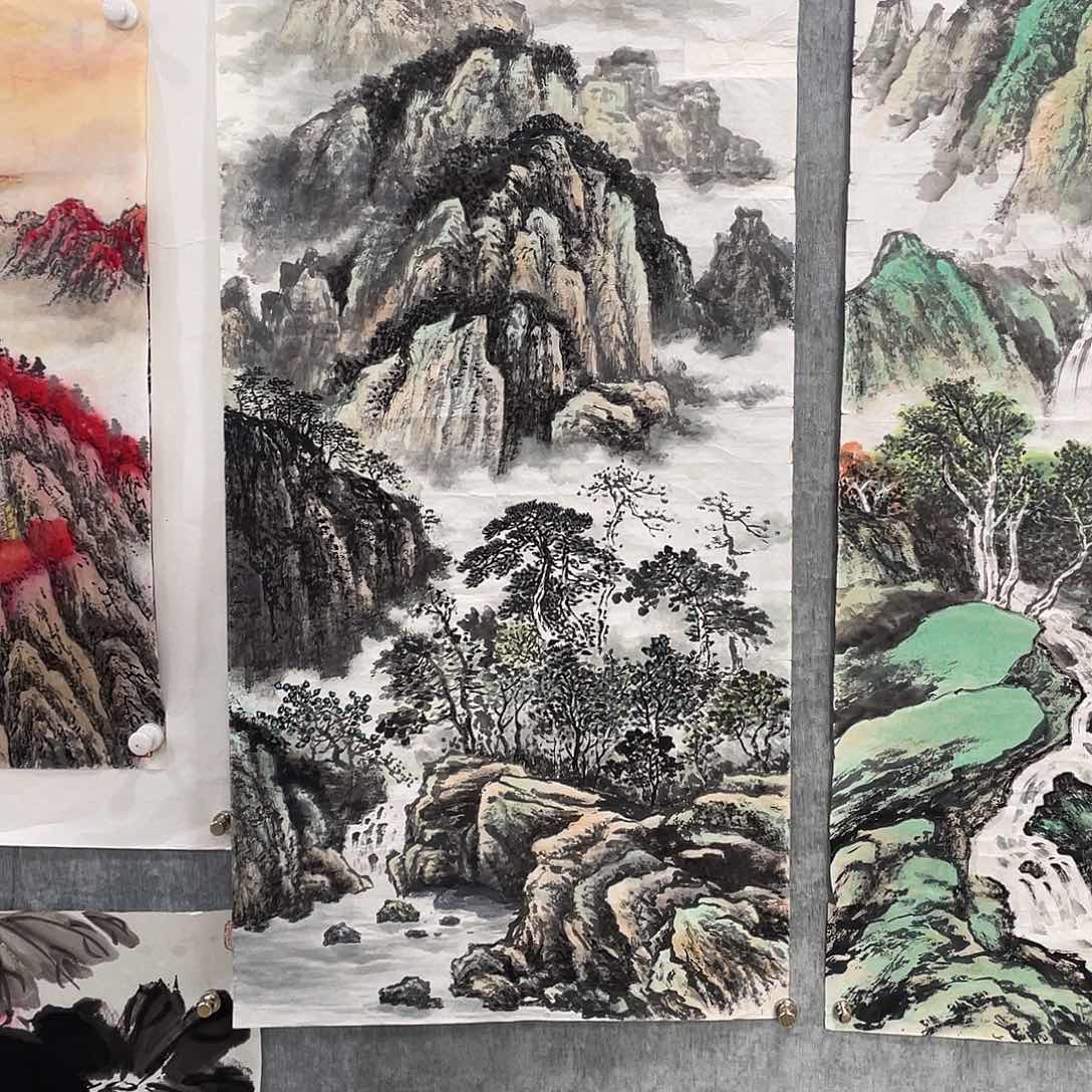 国画1*定制作品连增志画心