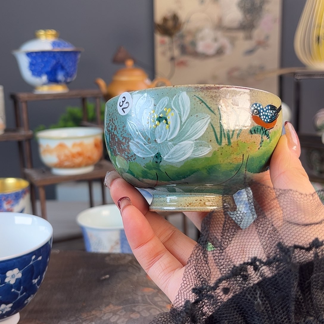 杯可****泡景德镇陶瓷茶杯多人