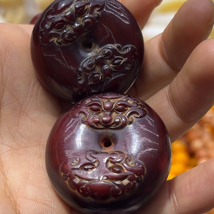 核桃手串/手链射红扣子