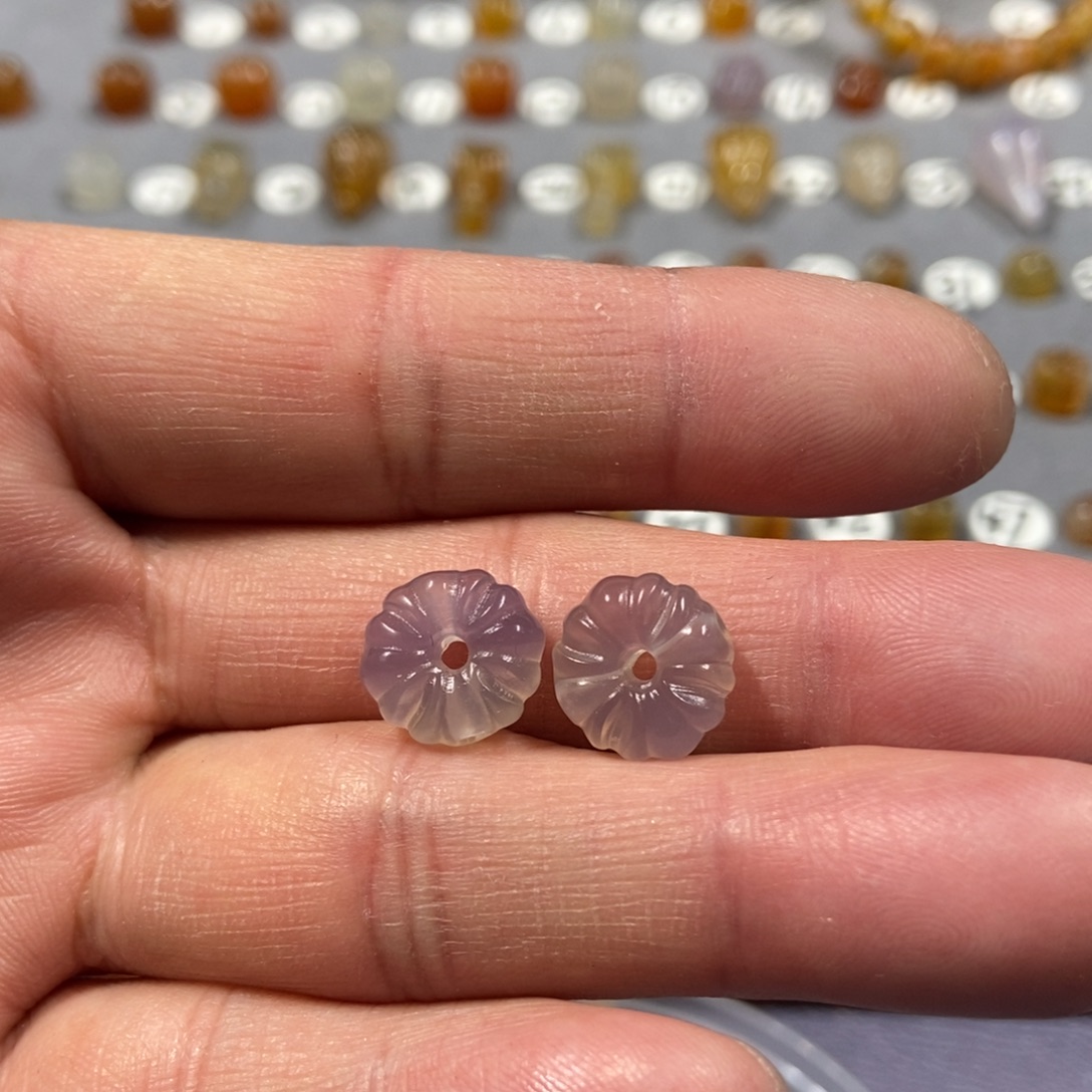 风***墨玛瑙/玉髓合金颈饰花