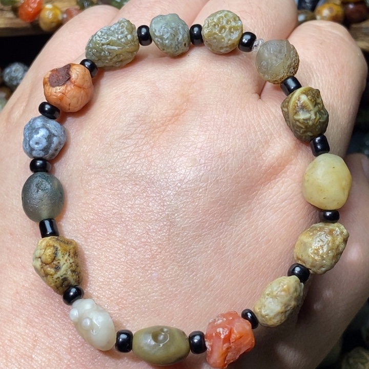 玛瑙/玉髓合金手链