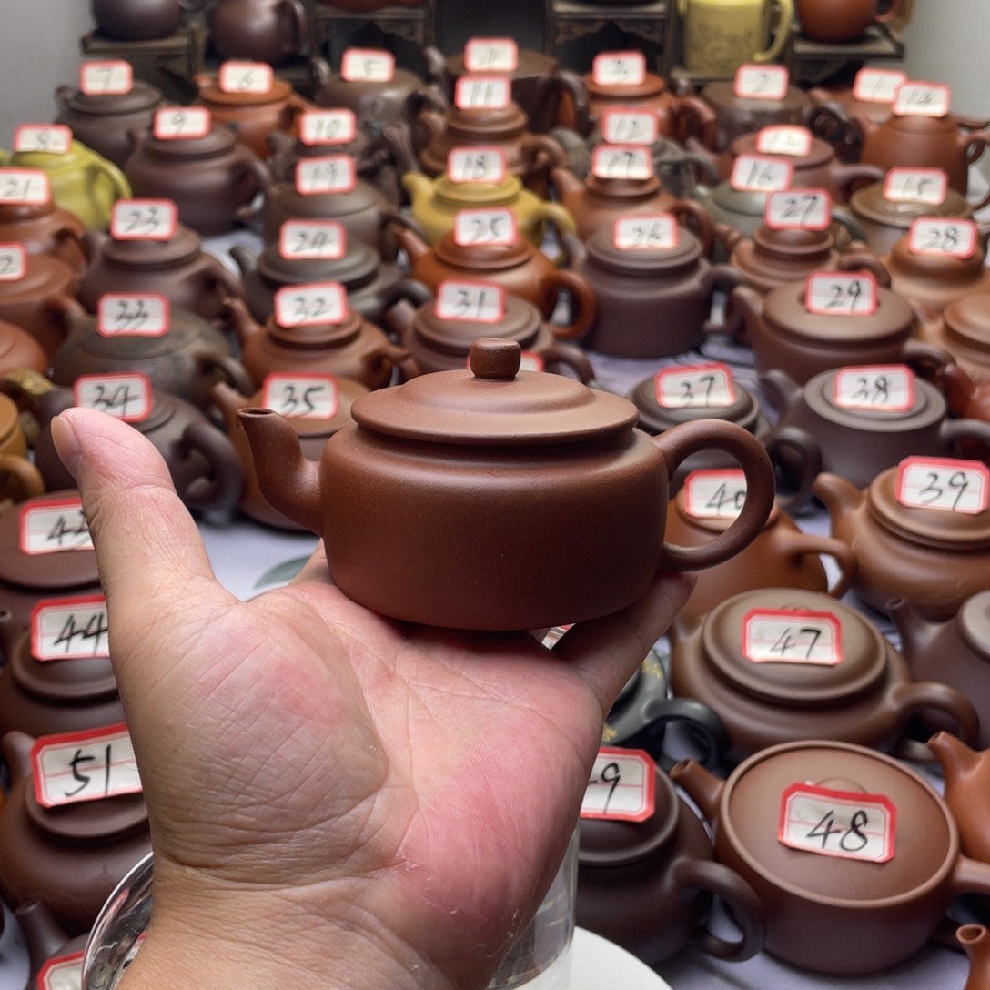 茶壶紫砂宜兴紫砂半手工