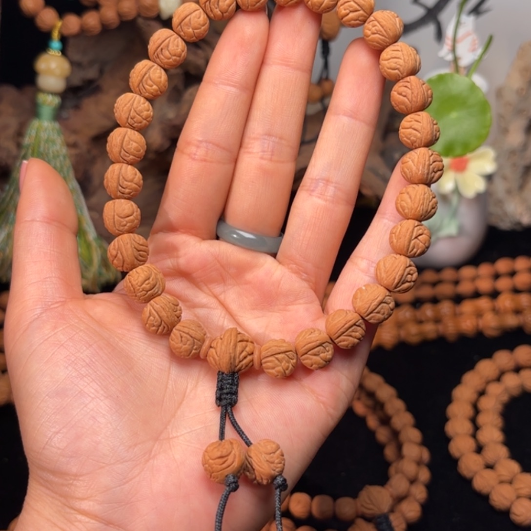 路***远桃核吊坠11尺寸荔枝纹原皮原色款