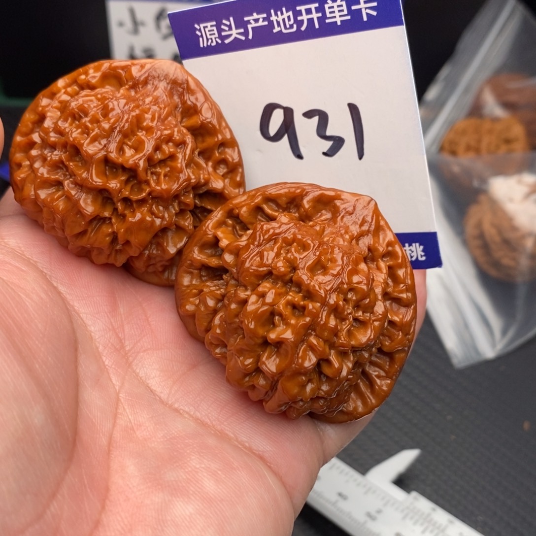 桃核把件大官帽48momo