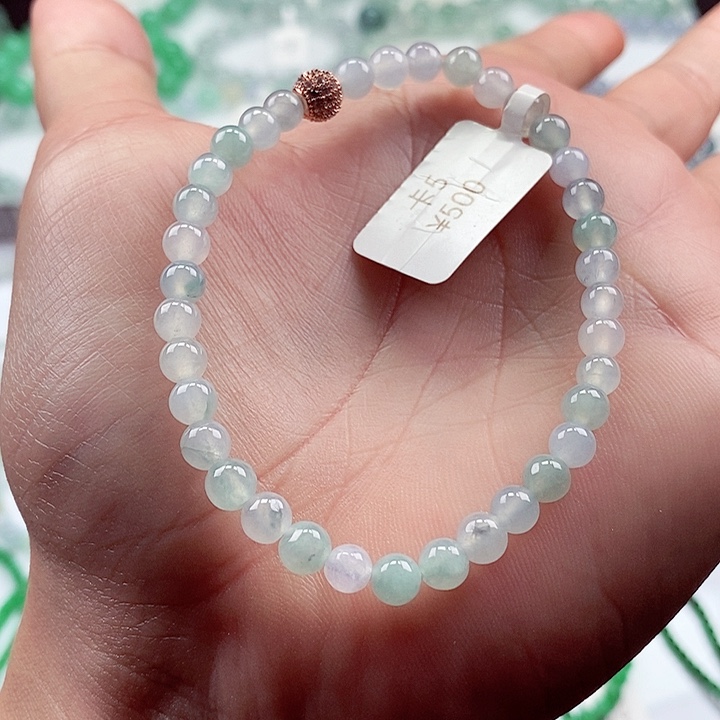 翡翠手链未镶嵌卡5