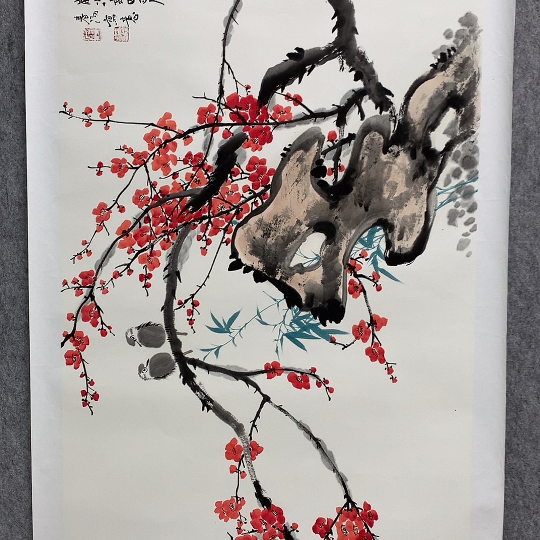 国画霍老师四尺作品