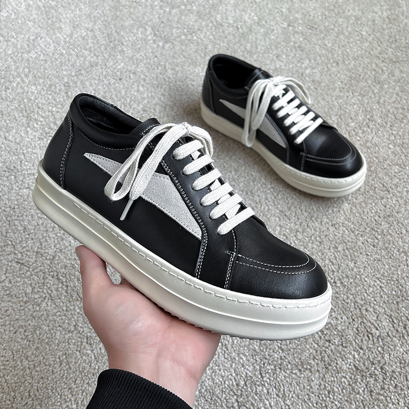 学院风高街胖丁鞋倒三角复古情侣鞋秋季美式休闲板鞋男女面包鞋