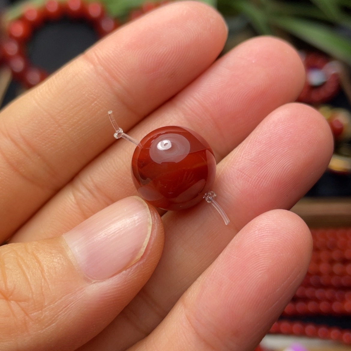 【闪购商品】南红玛瑙原矿手串14未镶嵌