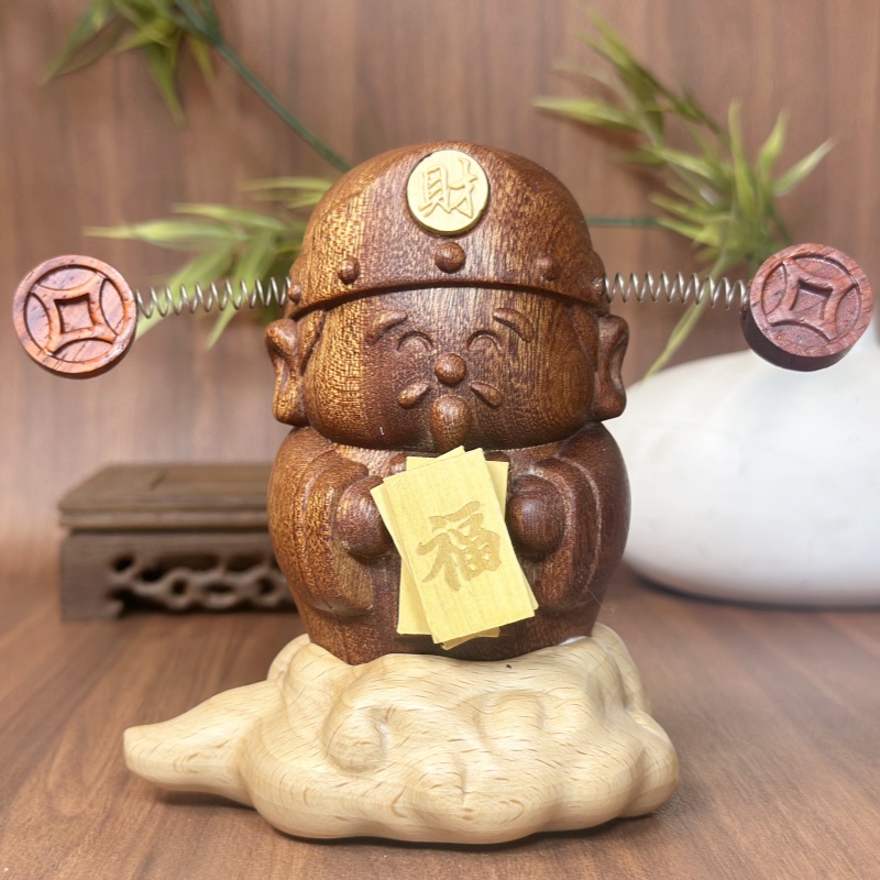 大财神祈福上岸可拆卸车内摆件创意室内家居装饰生日礼物儿童节