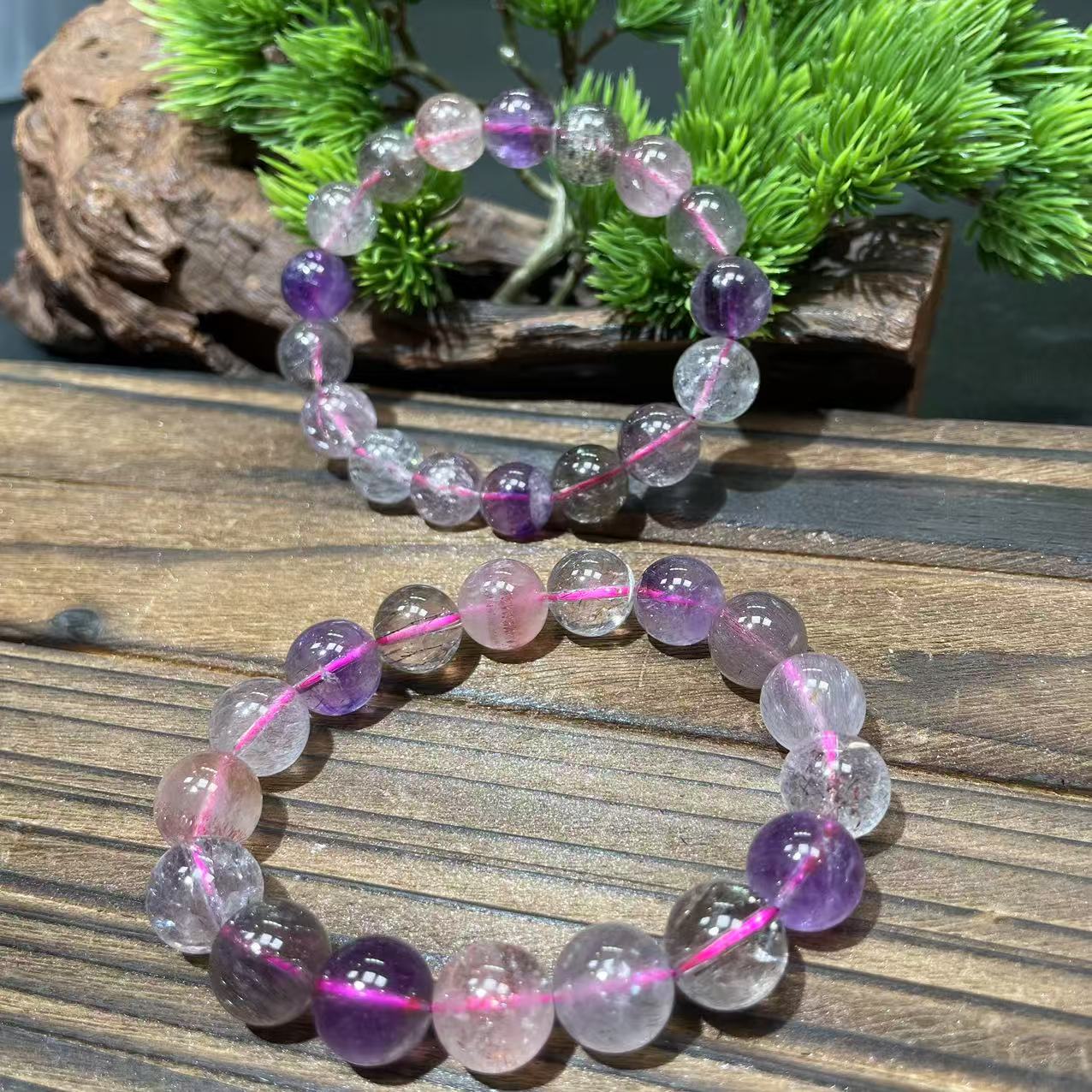 【菲】超七水晶手串多样性发其一@k