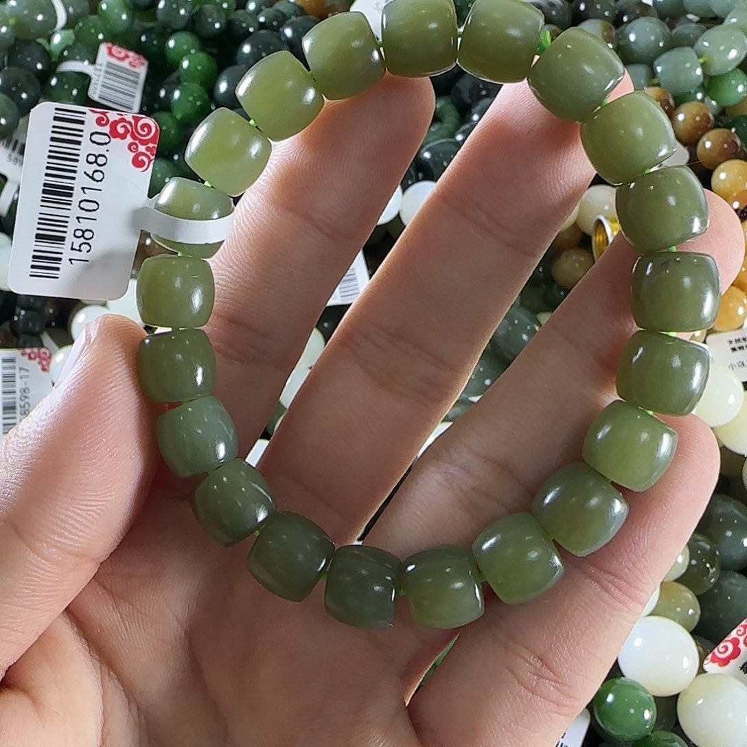 和田玉手链未镶嵌239