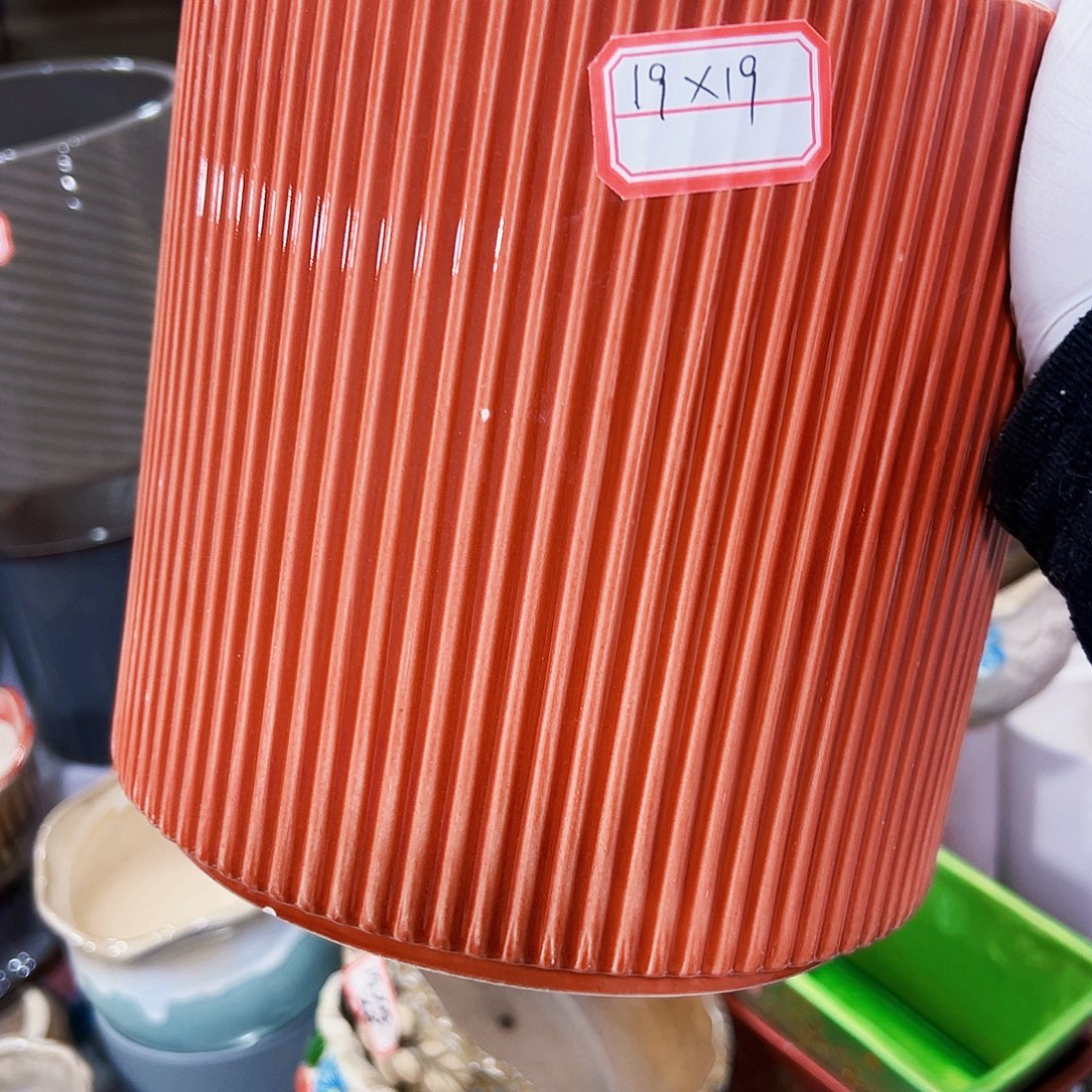 有孔，外贸尾单陶瓷花盆凑单10米包邮