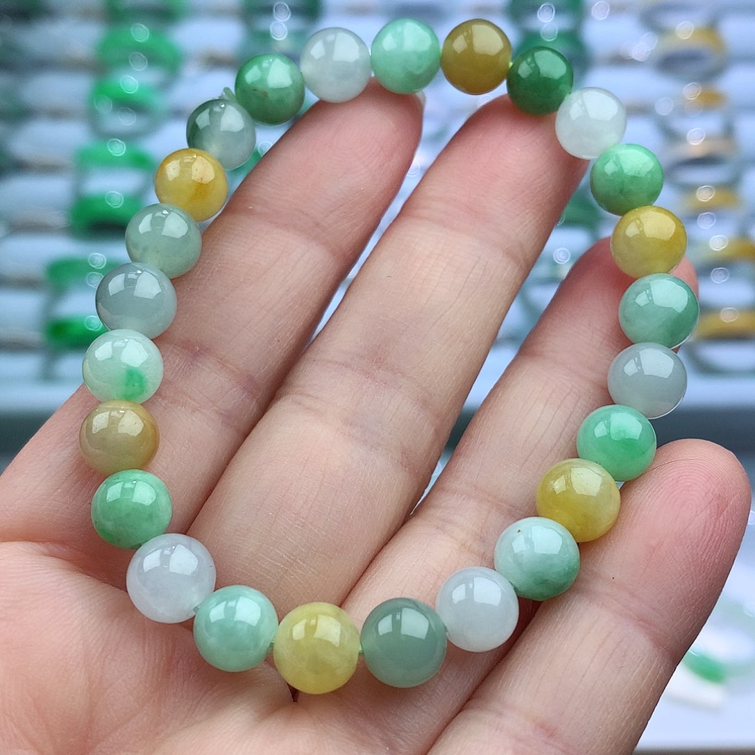 未镶嵌戒指翡翠手串