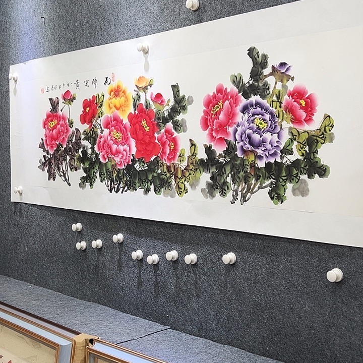 国画知鱼之乐纯手绘