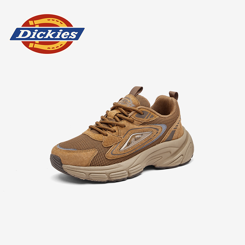 Dickies童鞋2025秋季新款网面透气运动鞋防滑耐磨男童女童老爹鞋