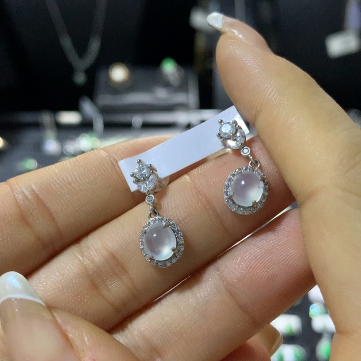 翡翠银S925镶嵌戒指