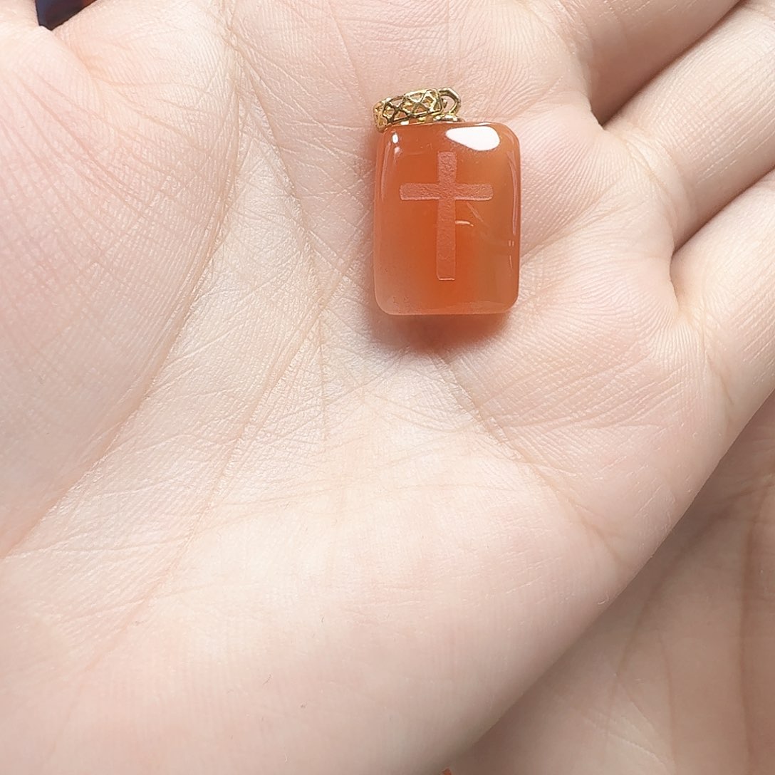 南红玛瑙颈饰银S925镶嵌