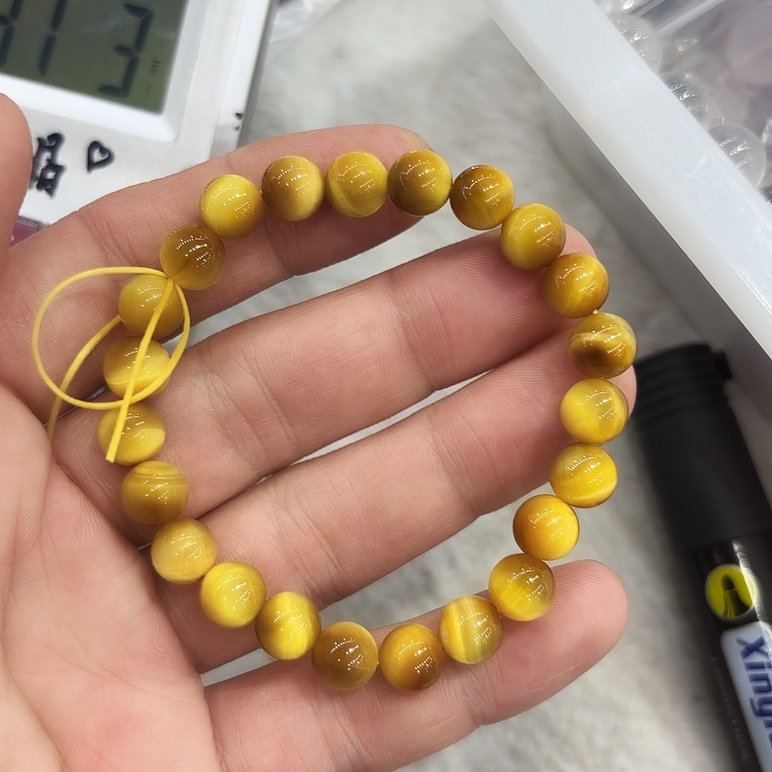 水晶手链未镶嵌金虎