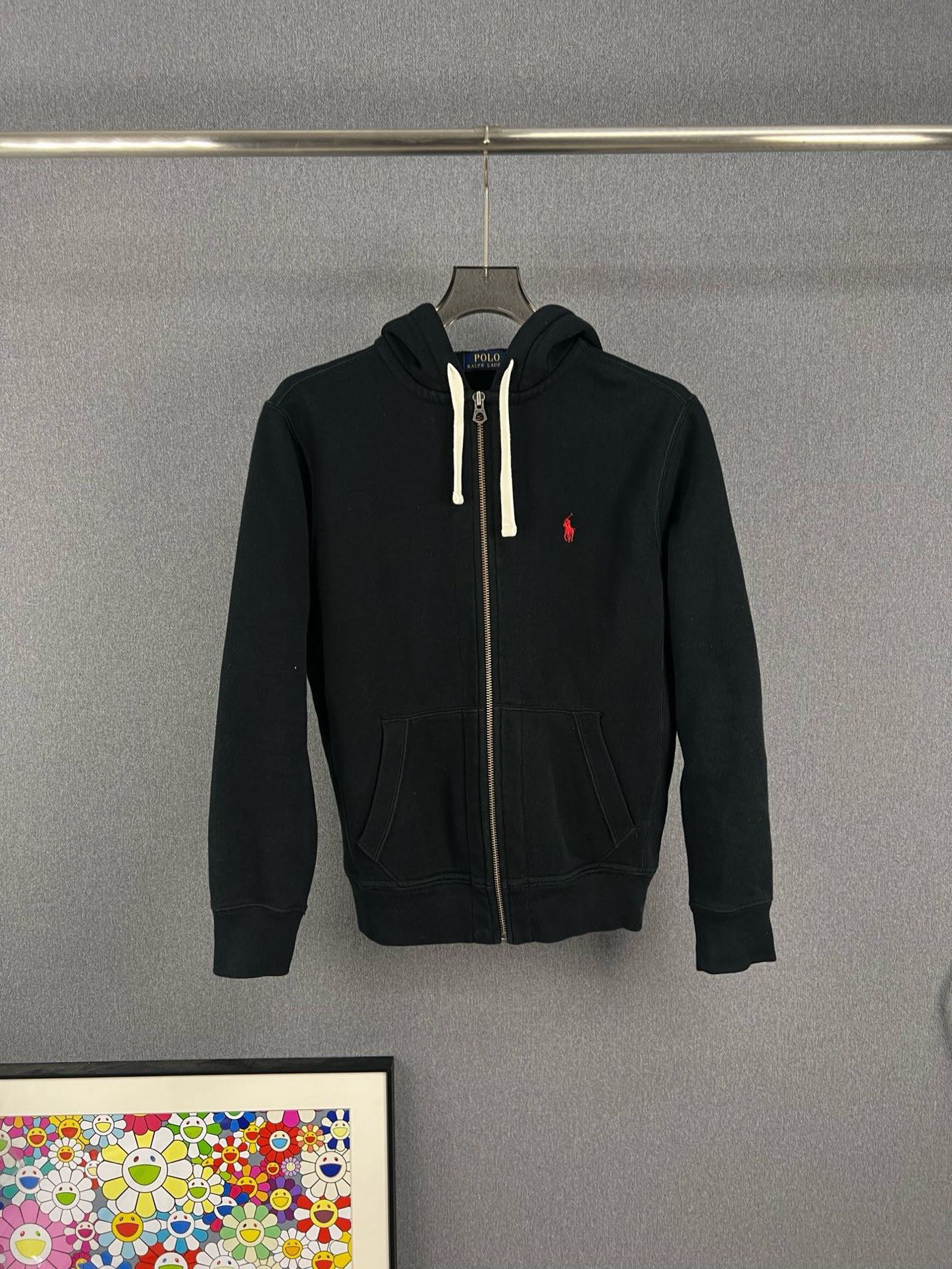 99新 Ralph Lauren/拉夫劳伦 拉夫劳伦刺绣拉链外套 S码 13321