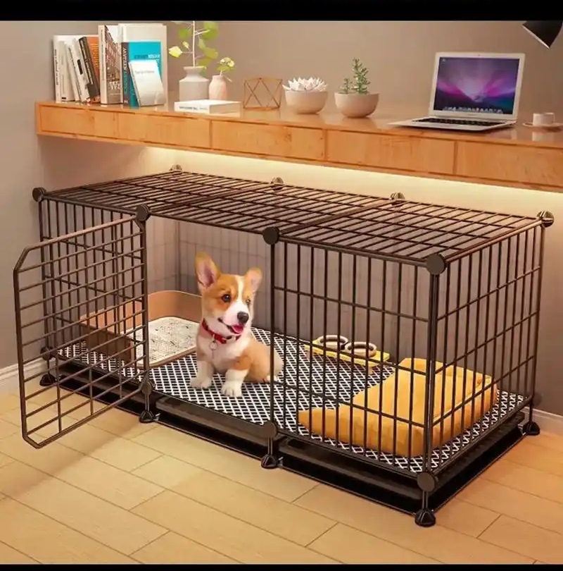 室内宠物狗笼小型犬泰迪博美柯基带托盘厕所家用
