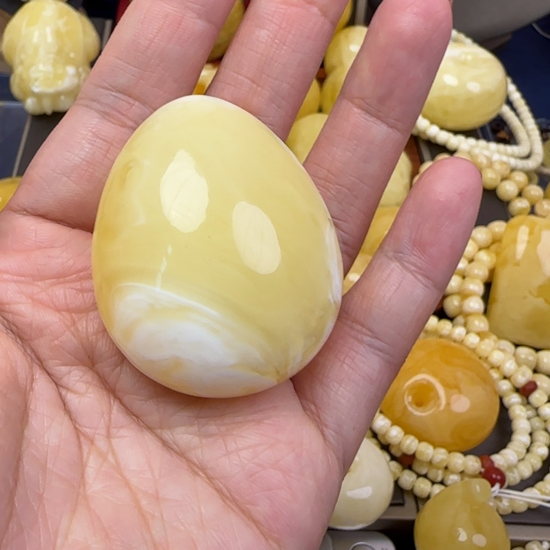 蜜蜡颈饰未镶嵌天然蜜蜡