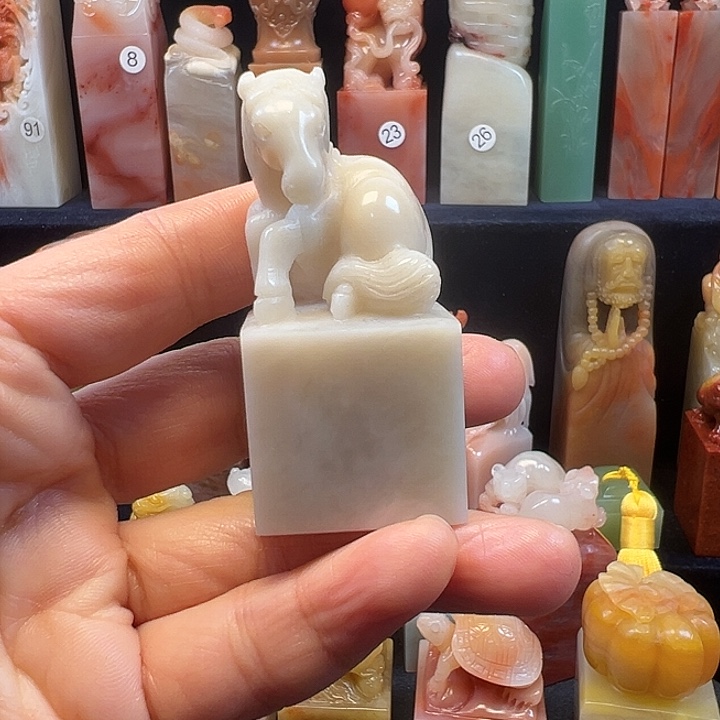 寿山石印石寿山石手工雕刻