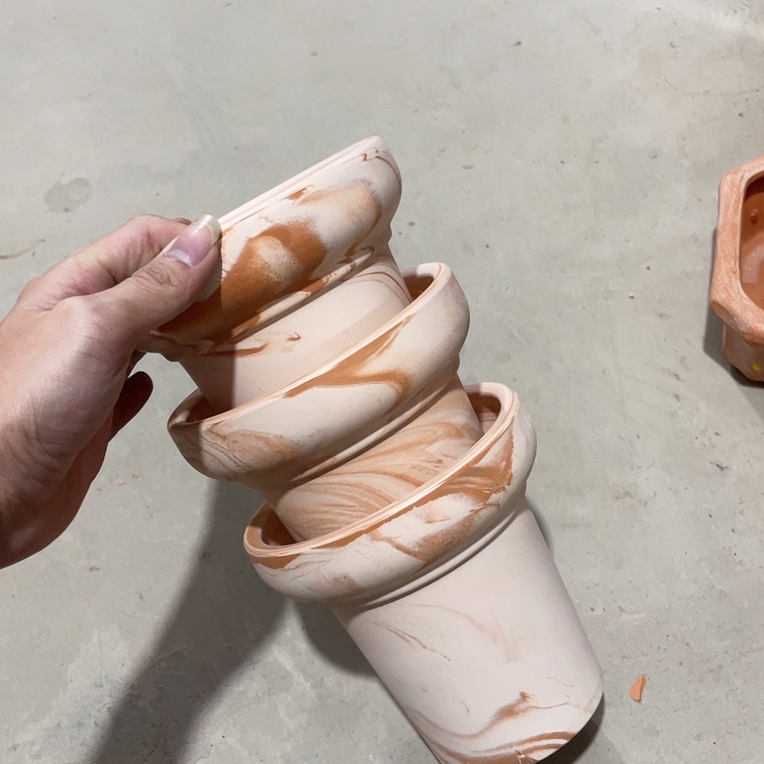 红陶口13高13三个