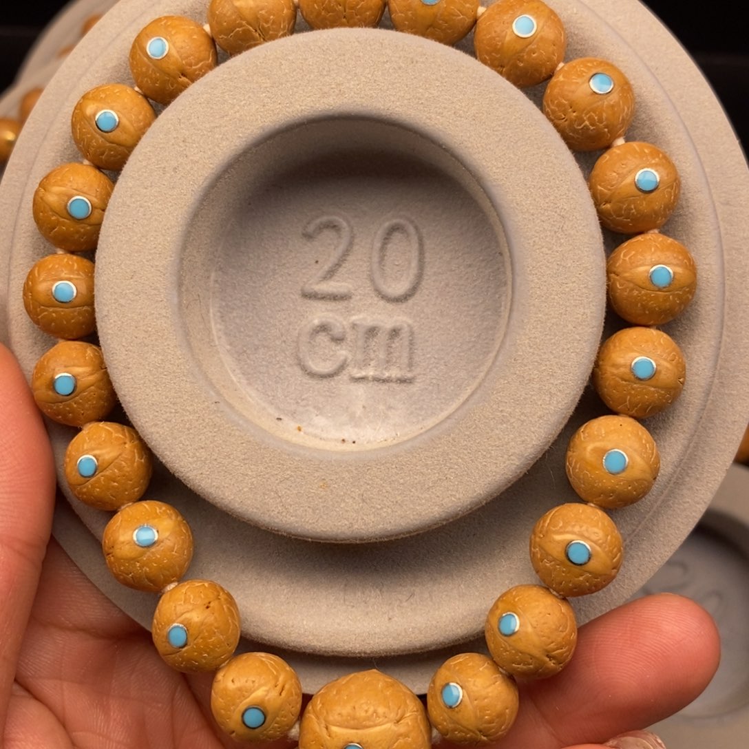 手串凤眼菩提11➕松钉，25年新籽