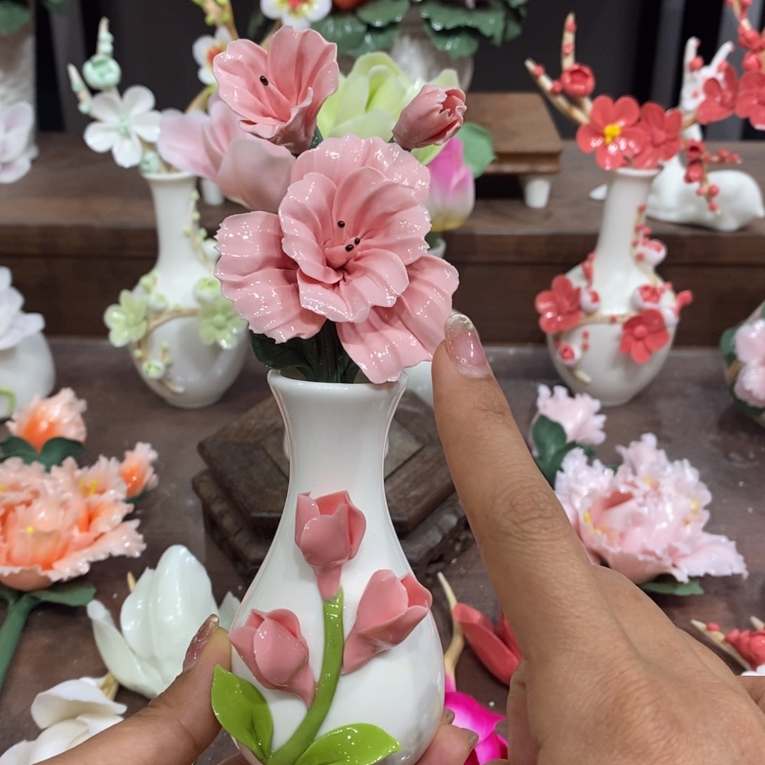 瓷片陶瓷工艺品摆件