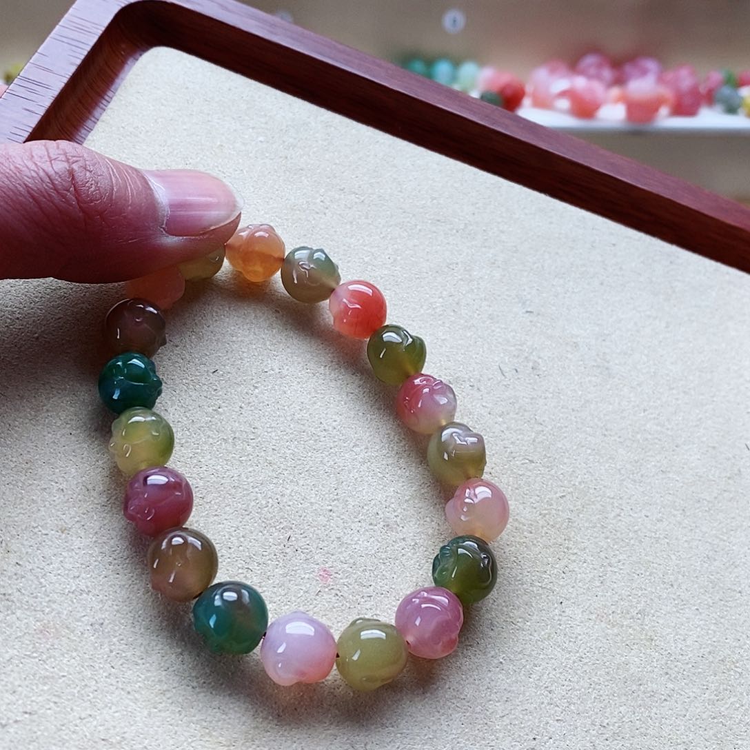 玛瑙手饰未镶嵌盐源00