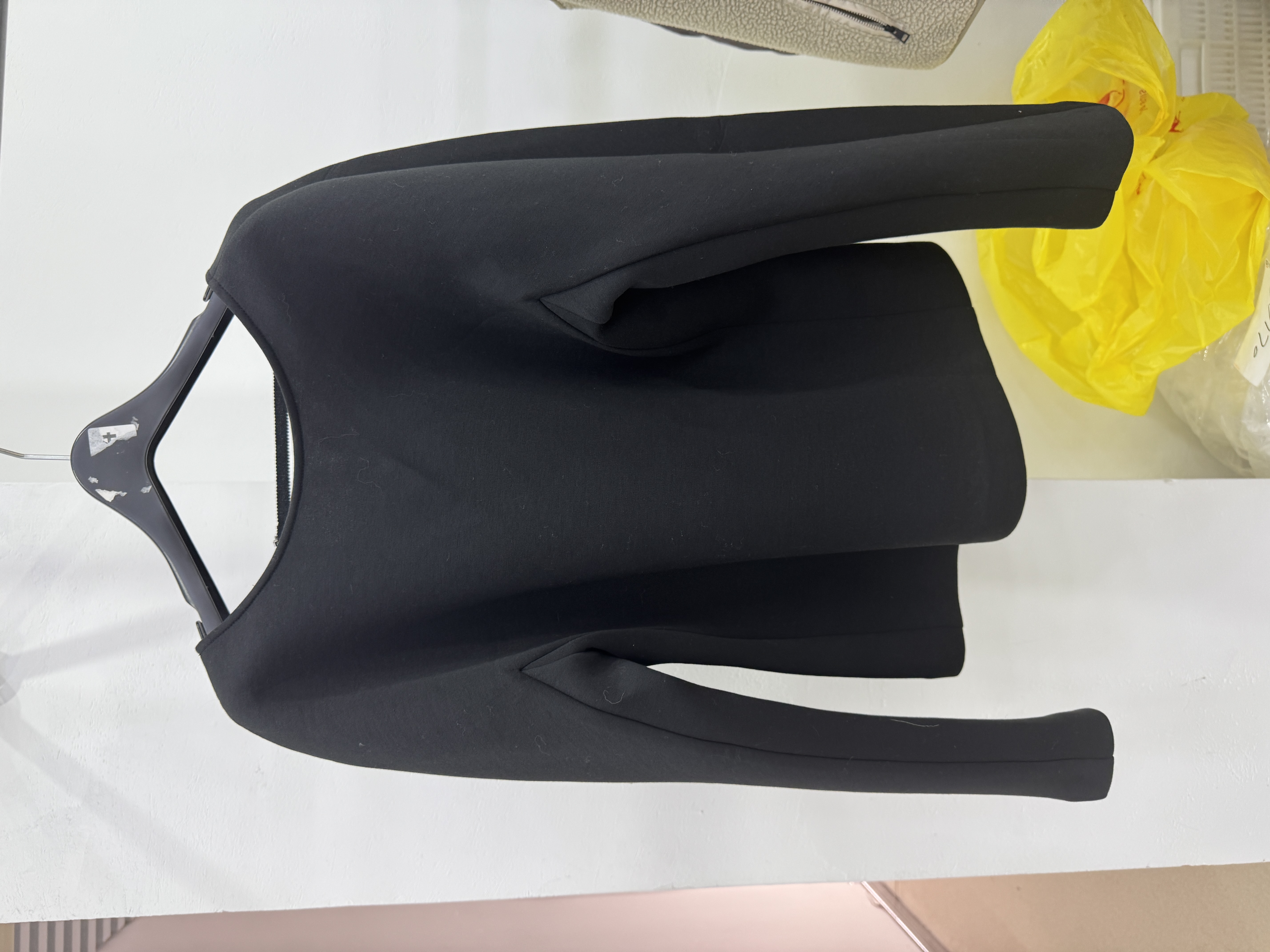 圆领 空气棉 后拉链款打底卫衣