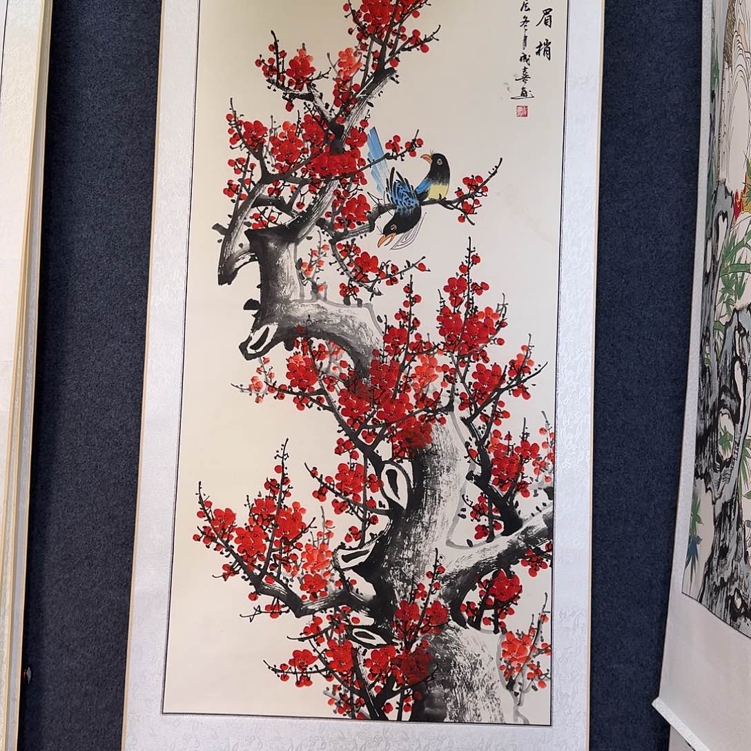 纯手绘国画作品好看四尺