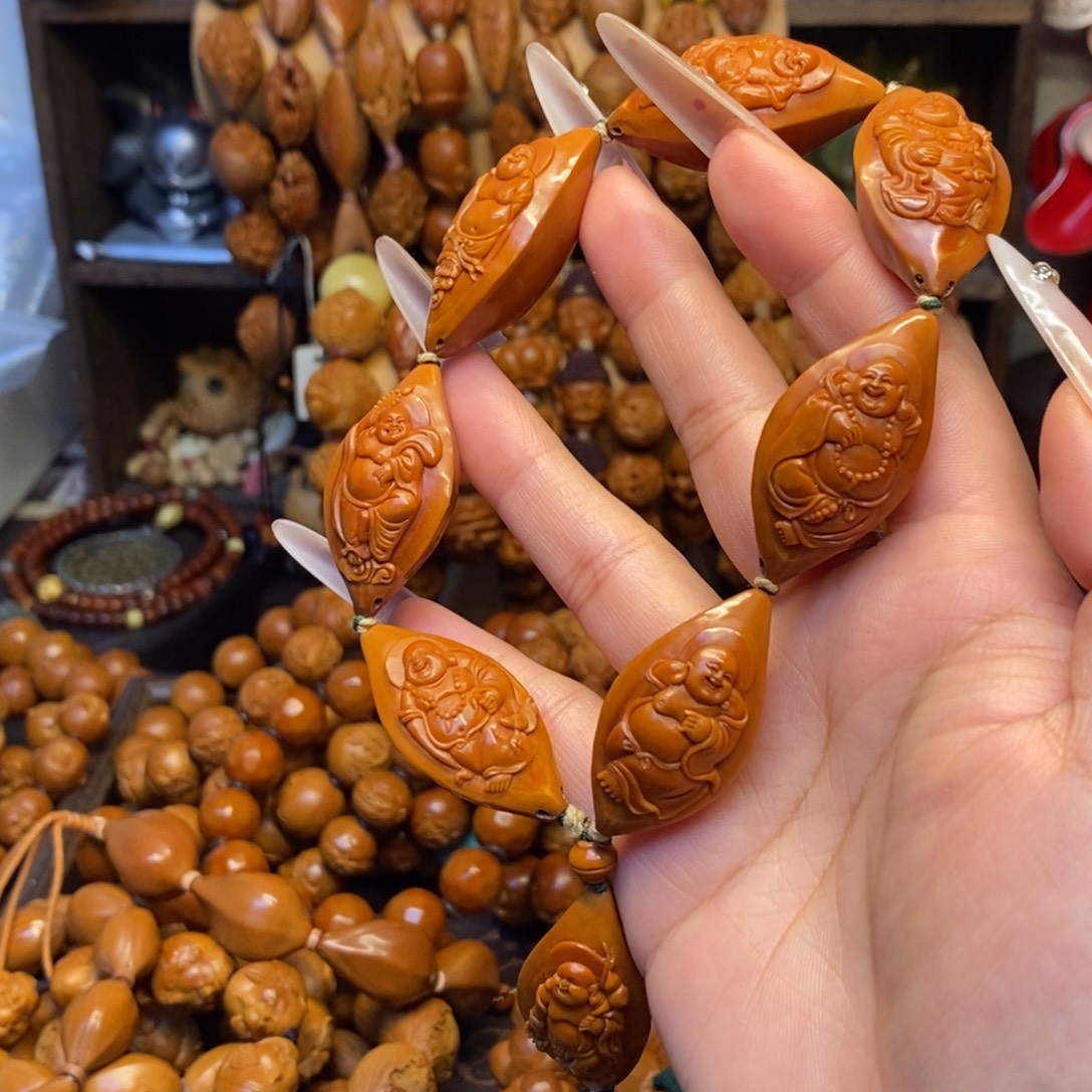 橄榄核手串/手链手工弥勒