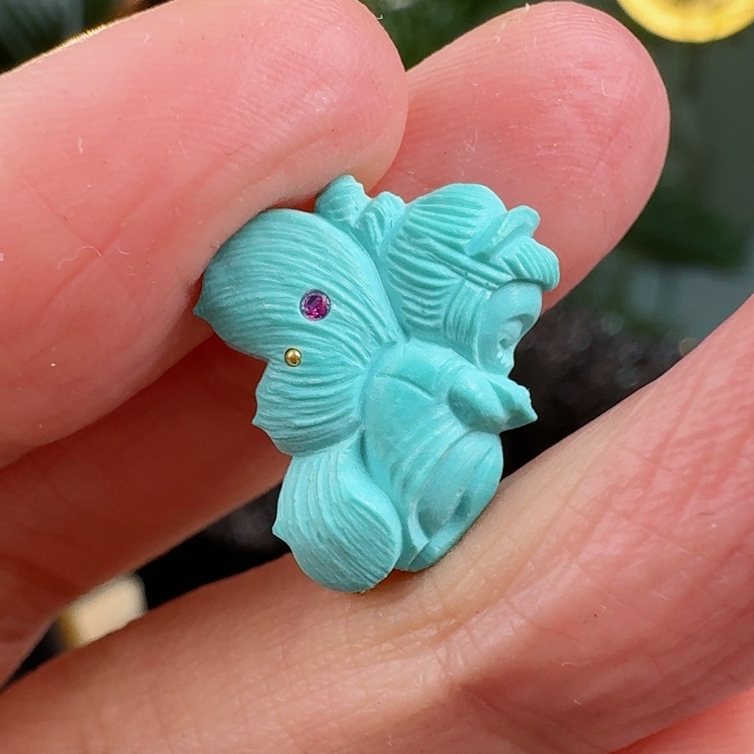 绿松石珠宝奇石未镶嵌