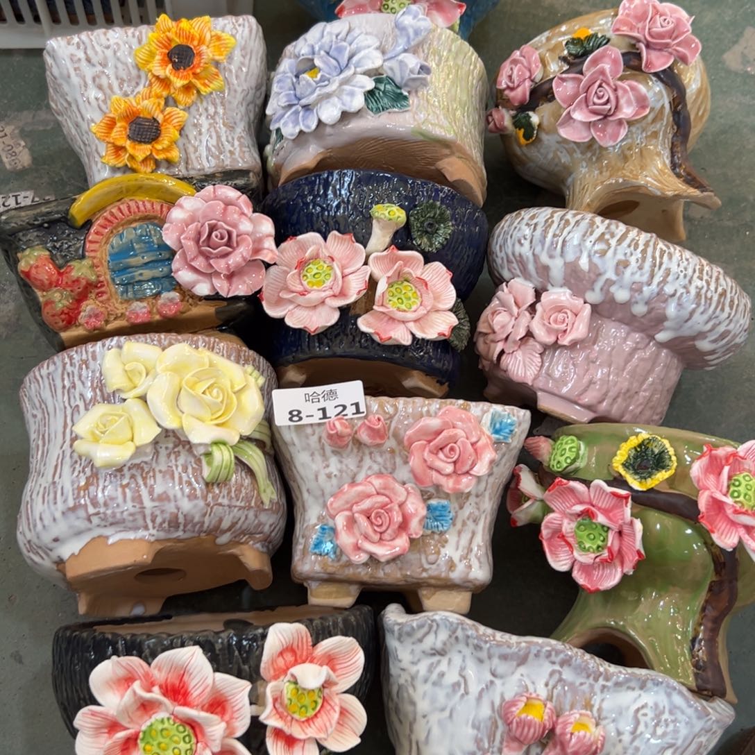 8121 多肉花盆，满20发货，爱退款拉黑