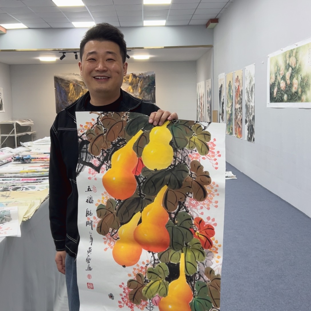 国画国画作品宣纸纯手绘