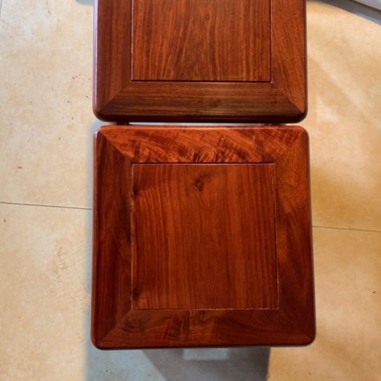 紫檀木类家具抱*富贵凳X 2