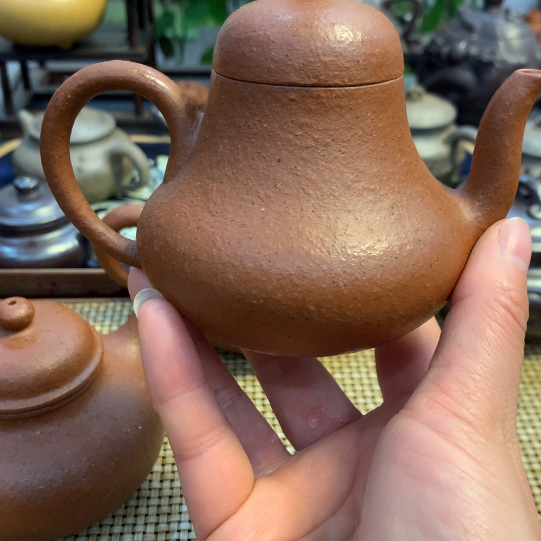 茶壶紫砂宜兴原矿老朱泥180cc