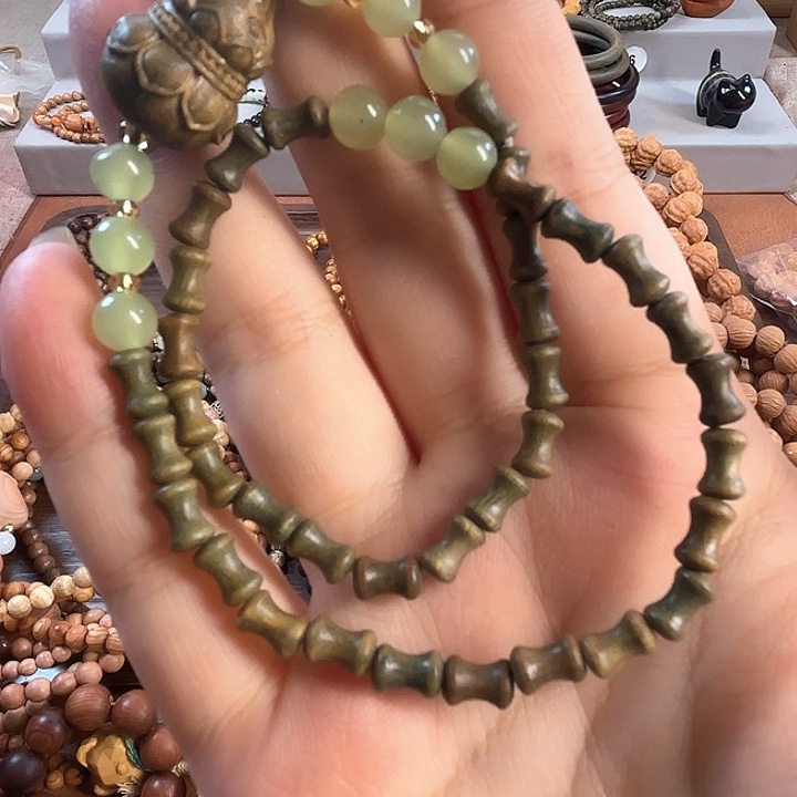 手串白玉菩提绿色